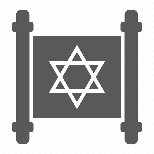 Hebrew, israel, jewish, paper, scroll, torah icon - Download on Iconfinder