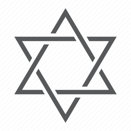 David, hexagram, israel, jewish, judaism, sign, star icon - Download on Iconfinder