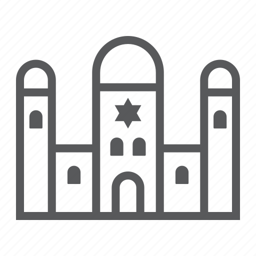 Architecture, building, church, jewish, religion, synagogue icon - Download on Iconfinder