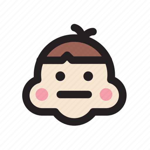 Bored, boy, emoticon, face, rosycheeks, thoughtful icon - Download on Iconfinder