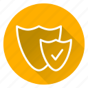 antivirus, checked, protection, security, shield