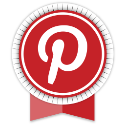 Pinterest, ribbon, social icon - Free download on Iconfinder