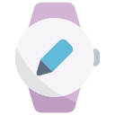 write, smartwatch, technology, edit, device, round smartwatch