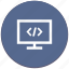 code, monitor, program, source 