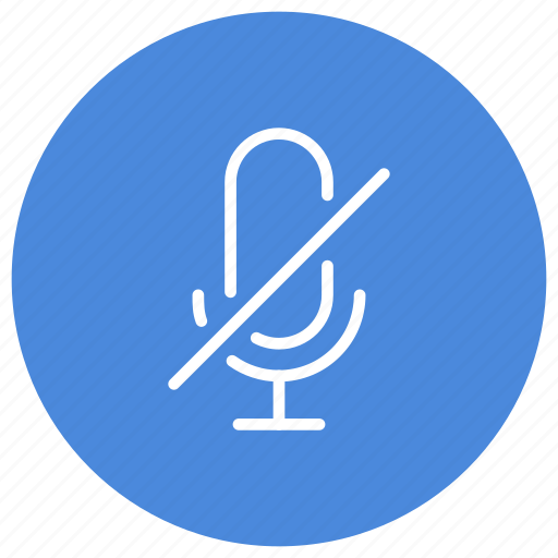 Desactivate, microphone, no, audio, recording, sound, voice icon - Download on Iconfinder