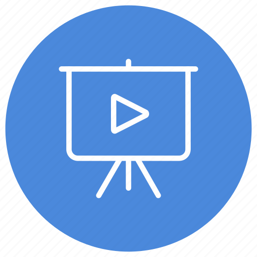 Blackboard, media, presentation, diaporama, report, summary, video icon - Download on Iconfinder