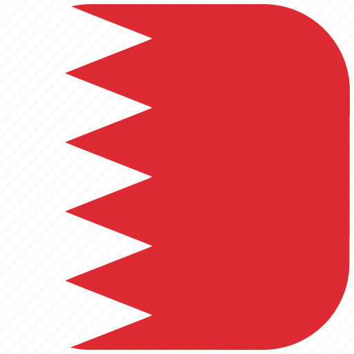 Bahrain, country, flag, national, rounded, square icon - Download on Iconfinder