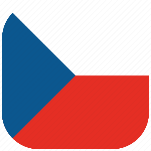Country, czech, flag, national, republic, rounded, square icon - Download on Iconfinder