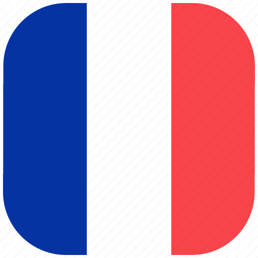 Country, flag, france, national, rounded, square icon - Download on Iconfinder