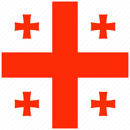 Country, flag, georgia, national, rounded, square icon - Download on Iconfinder