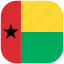 bissau, country, flag, guinea, national, rounded, square 