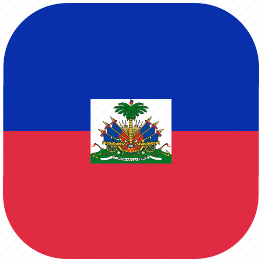 Country, flag, haiti, national, rounded, square icon - Download on Iconfinder