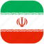 country, flag, iran, national, rounded, square 