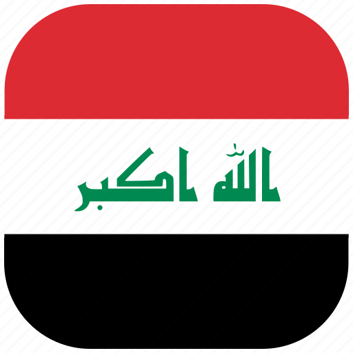 Country, flag, iraq, national, rounded, square icon - Download on Iconfinder