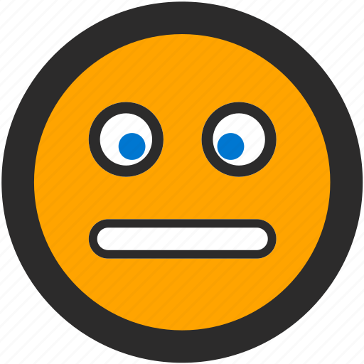 Emoji, expressions, roundettes, shocked, smiley, speechless icon - Download on Iconfinder