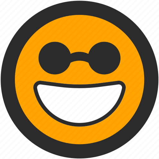 Blind, daredevil, emoji, expressions, happy, roundettes, smiley icon - Download on Iconfinder