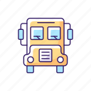 school bus, usa, children, transportation