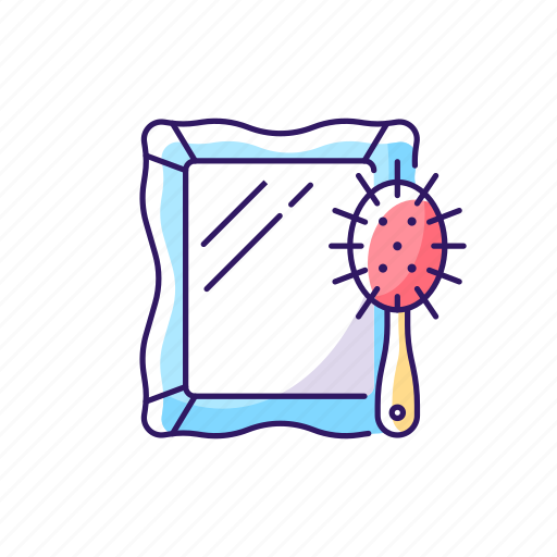Mirror, hair brush, grooming, salon icon - Download on Iconfinder