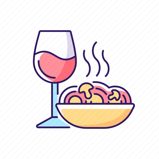 Dinner, food, wine, spaghetti icon - Download on Iconfinder