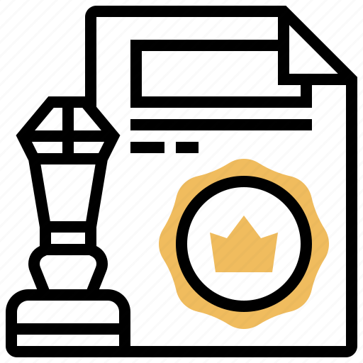 Document, emblem, royal, seal, stamp icon - Download on Iconfinder