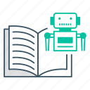 book, robot, learning, automation, reading