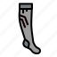 cloth, compression, feet, sock, sports 