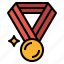 gold, medal, running, success, winner 