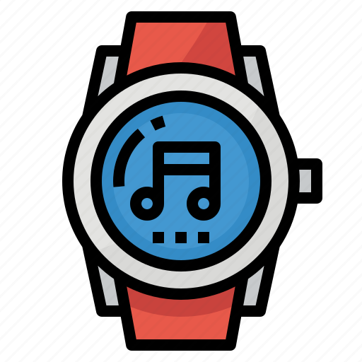 Audio, music, play, running, smartwatch icon - Download on Iconfinder