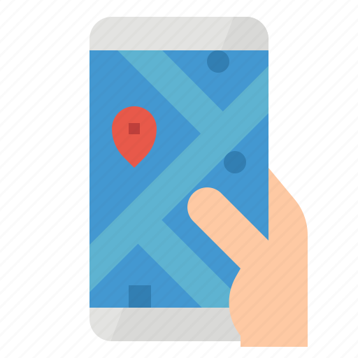 App, destination, location, map, smartphone icon - Download on Iconfinder