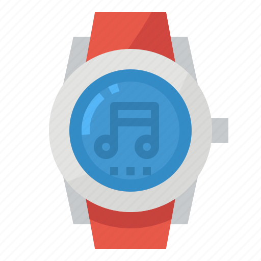 Audio, music, play, running, smartwatch icon - Download on Iconfinder