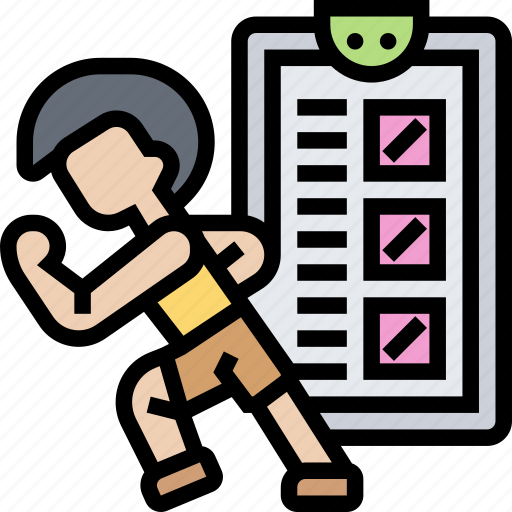Running, plan, coaching, schedule, strategy icon - Download on Iconfinder