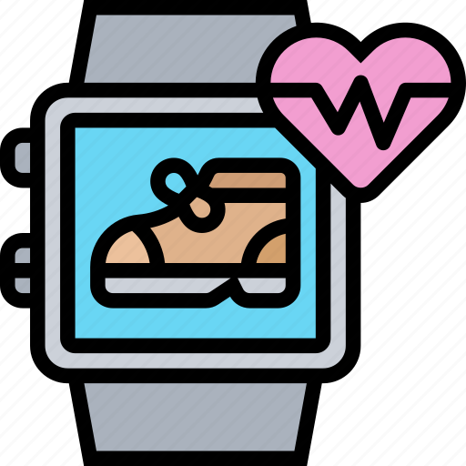 Smartwatch, health, monitoring, electronic, device icon - Download on Iconfinder