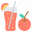 beverage, healthy, juice, orange, water