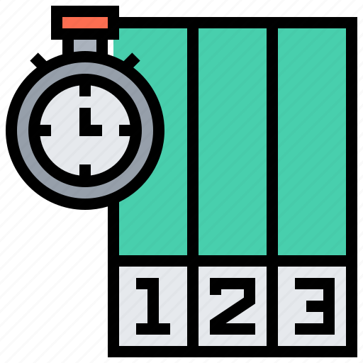Clock, running, time, track icon - Download on Iconfinder