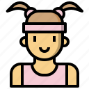 avatar, female, girl, people, person, runner, woman