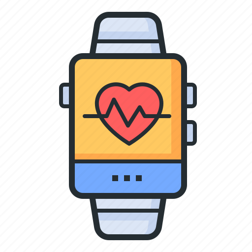 Pulse, health, heart rate, smart watch icon - Download on Iconfinder