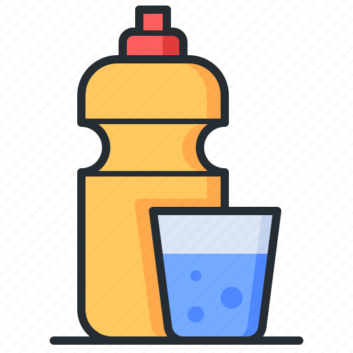 Water, bottle, glass, liquid icon - Download on Iconfinder