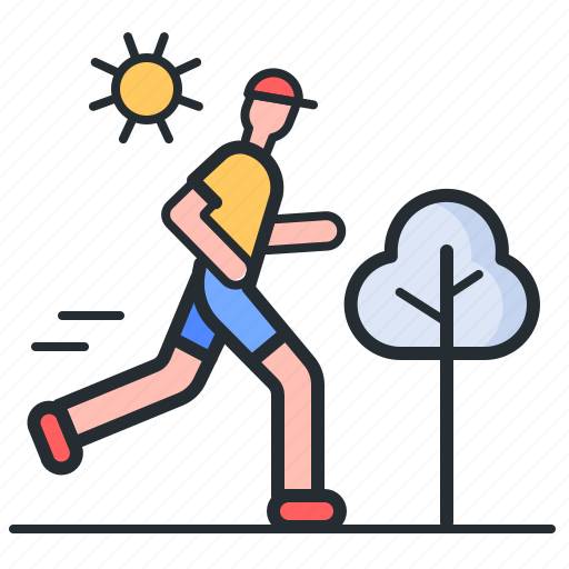 Running, sports, fitness, cross country run icon - Download on Iconfinder