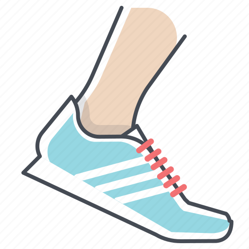 Fitness, marathon, running, sports, sprint, footwear, shoes icon - Download on Iconfinder