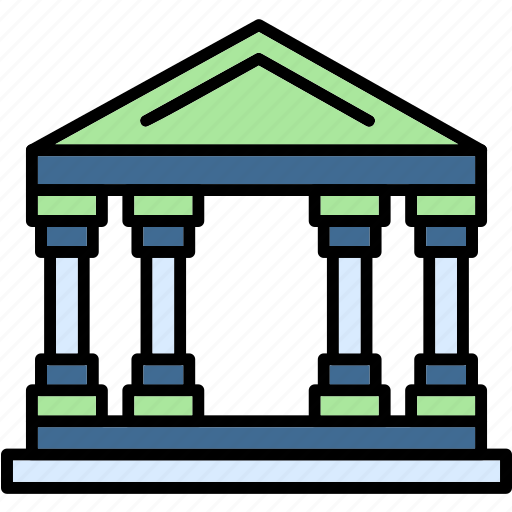 Bank, banking, building, column, finance icon - Download on Iconfinder