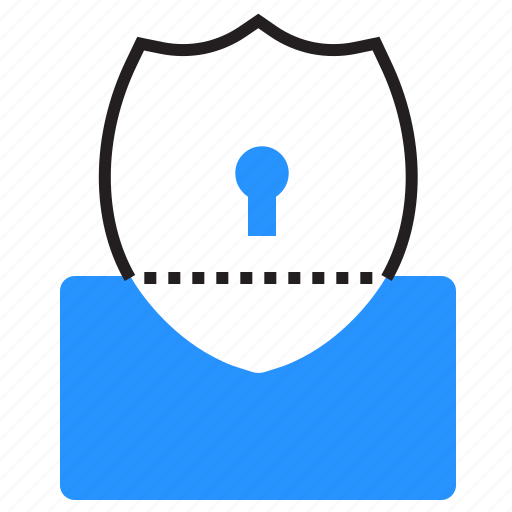 Data, keyhole, protection, shield icon - Download on Iconfinder