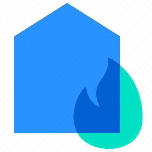 Fire, home, insurance, property icon - Download on Iconfinder