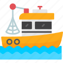 fishing, boat, ship, transportation, trawler