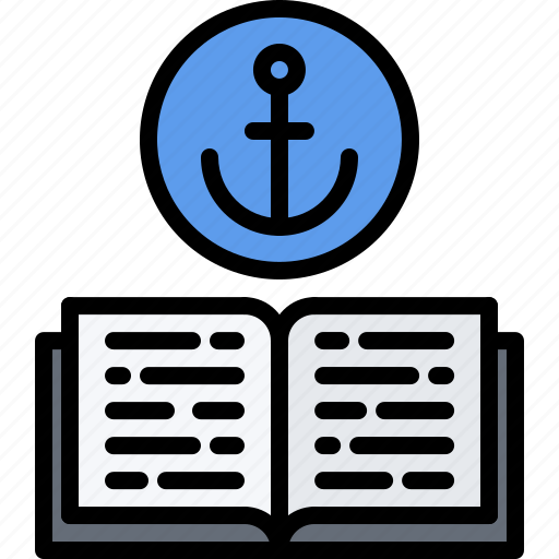 Anchor, book, learning, sailor, sailing icon - Download on Iconfinder