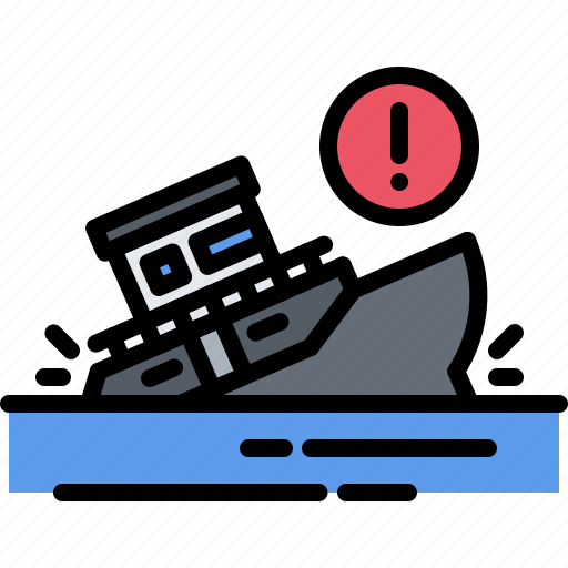 Shipwreck, water, sailor, sailing icon - Download on Iconfinder