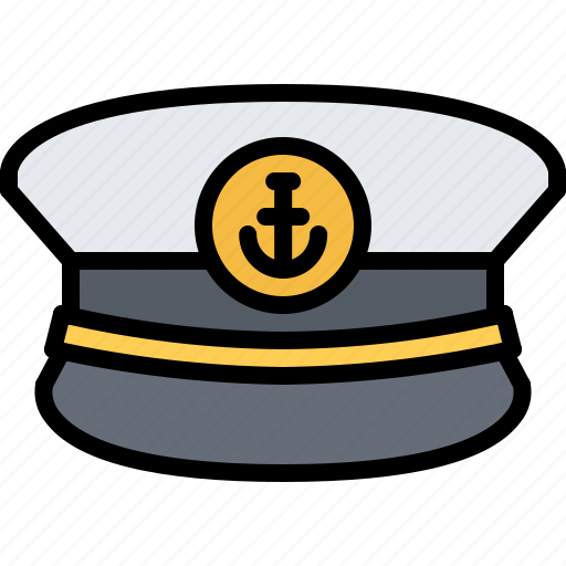 Cap, captain, anchor, sailor, sailing icon - Download on Iconfinder