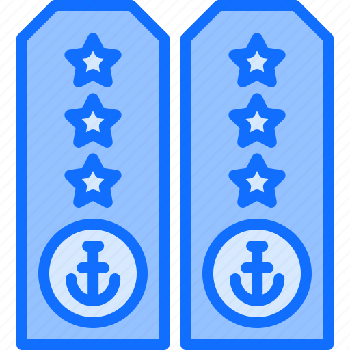 Shoulder, straps, anchor, sailor, sailing icon - Download on Iconfinder