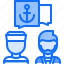 anchor, conversation, consultation, captain, sailor, sailing