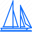 sailing, yacht, water, sailor