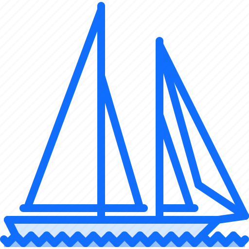 Sailing, yacht, water, sailor icon - Download on Iconfinder
